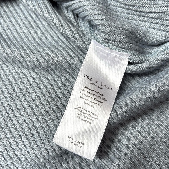 rag & bone Ribbed Drop Shoulder Top - Picture 14 of 14